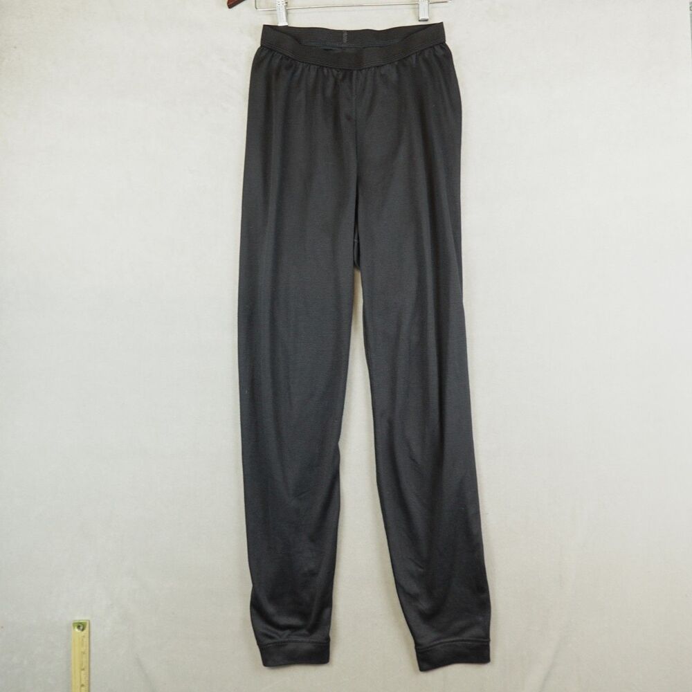 Patagonia Capilene Base Layer Pants Mens L Black Thermal Long Underwear USA Made